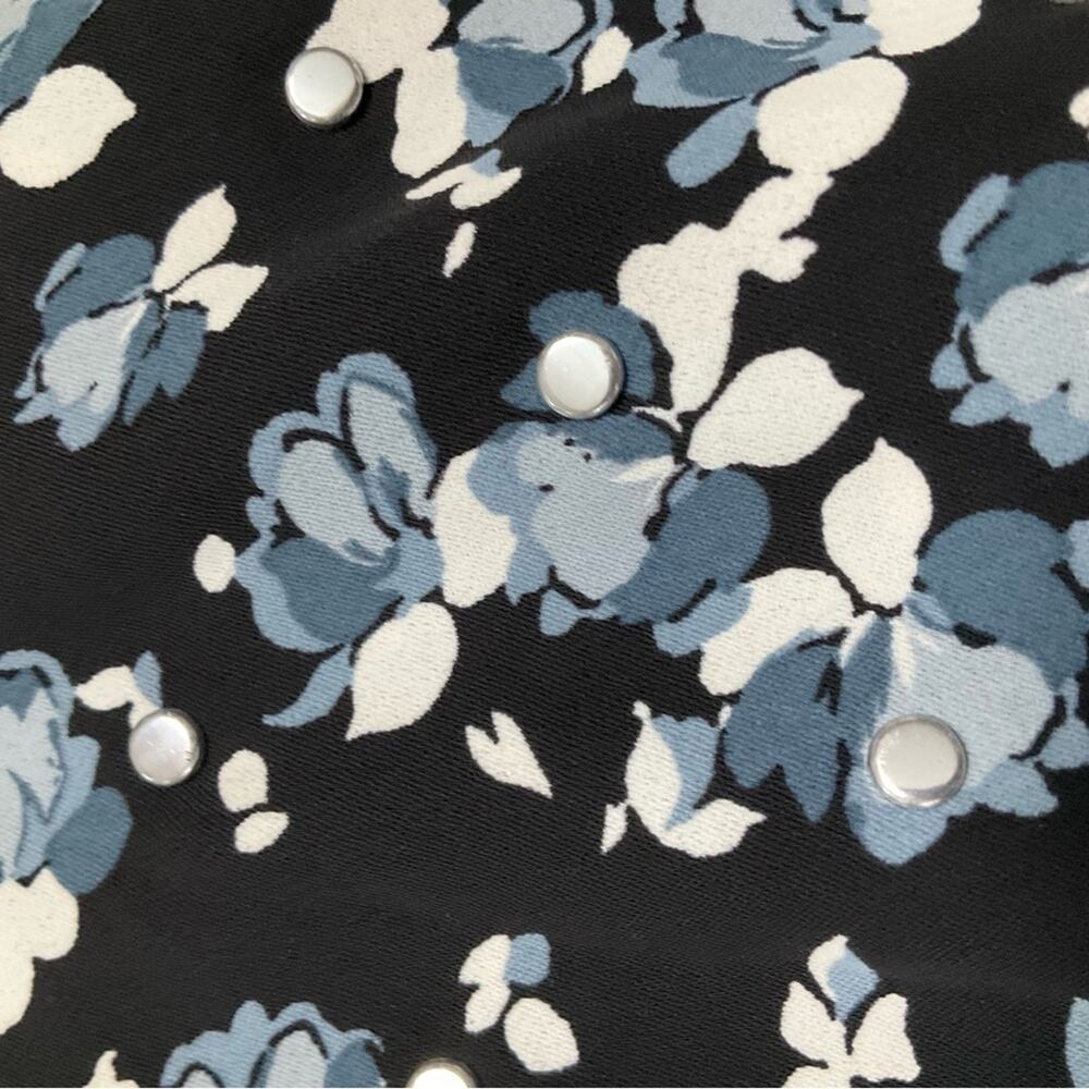 MICHAEL Michael Kors Studded Floral Print Crepe Mini Dress Size 10 NWT - Picture 8 of 11